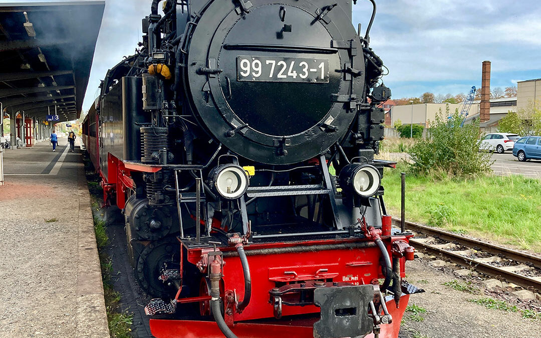 Goldener Oktober, Harz-Turm, Unterwegs mit der Selketal-Bahn