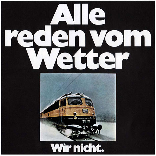 66 Alle reden vom Wetter poster