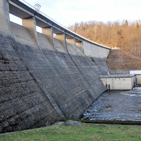 Talsperre Wendefurth – im Inneren der 43 Meter hohen Staumauer