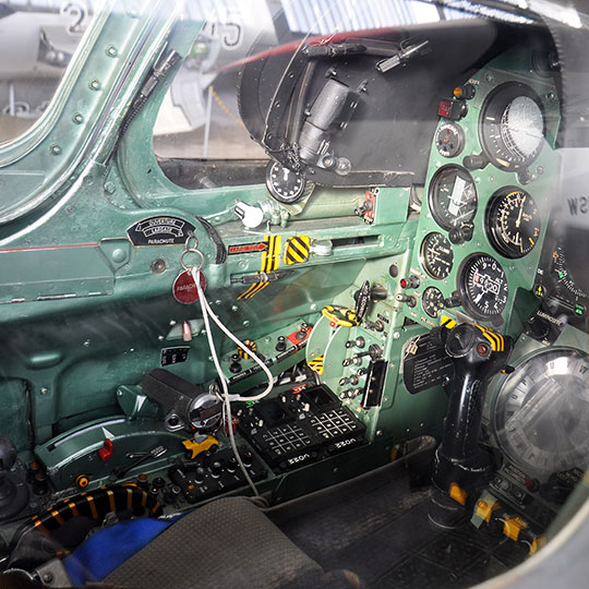 76 Luftfahrtmuseum cockpit