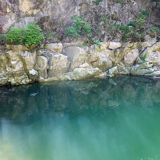 139 Der blaue See ufer