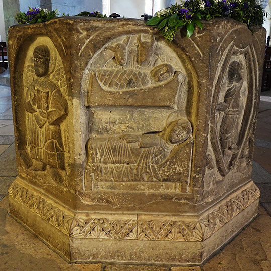 145 Gernrode Taufbecken