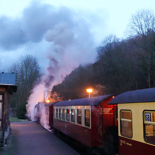 170 Dampflok Bahnhof
