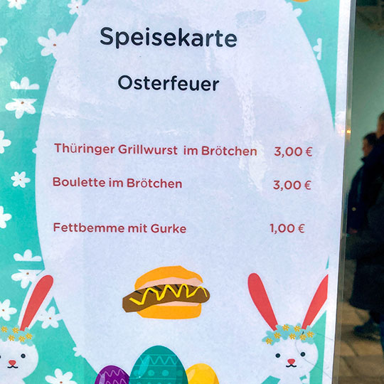 185 osterfeuer Speisekarte
