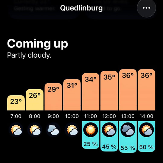 197 Hitze Temperatur